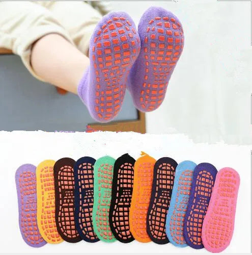 10Pairs pack Summer 2025 children's socks baby floor socks non-slip socks children trampoline socks