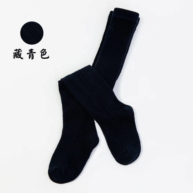 Spain Girls Stocking 2022 Spring Summer  Tight For Toddler Baby Hollow Infant Ribbed Tights Babies Pantyhose