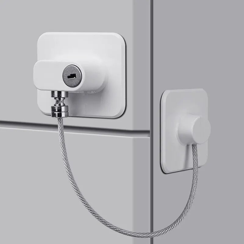 Child Safety Cable Lock for Cabinets, Fridge and Windows | TRD Bridge